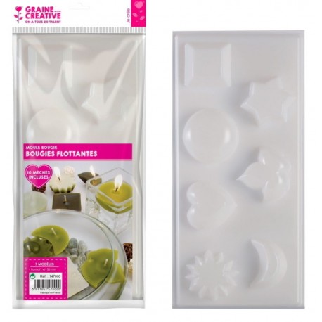 Molde Silicone Graine Creative Velas Flutuantes
