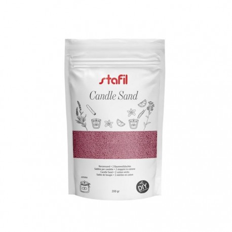 Areia de Cera p/ Vela 200gr.- Rose