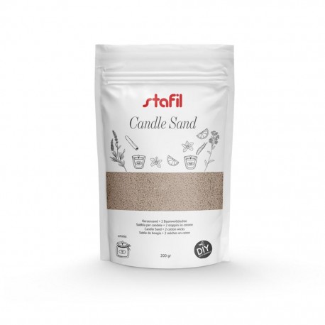 Areia de Cera p/ Vela 200gr.- Vanila