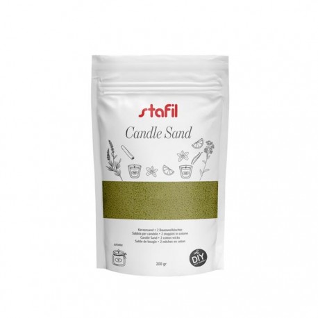 Areia de Cera p/ Vela 200gr.- Verbena