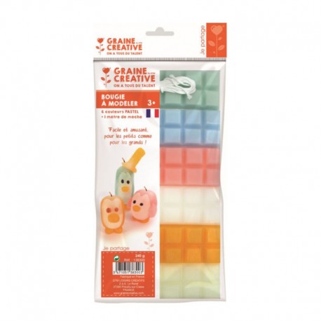 Cera p/ Modelar Cores Pastel 6x40gr.