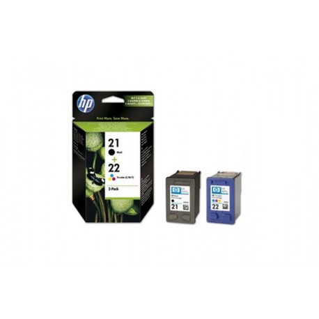 Tinteiro Deskjet C9351A + C9352A Pack nº21+ nº22