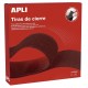 Fita de Velcro Preta Adesiva Bobine 2 cm x 25 m