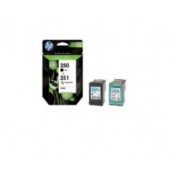 Tinteiro HP Deskjet (CB335E) Nº 350 + (CB337E) Nº 351 Pack Tinteiro