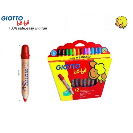 Lápis de Cor Giotto Be-bé Cx C/12und