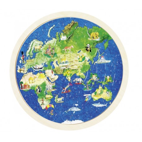 Puzzle O Globo Terrestre 57 pçs