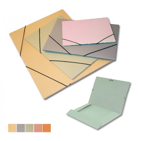 Pasta C/ Aba e Elásticos Roma 350grs A3 Rosa