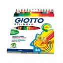Lápis Cor 18cm Giotto Stilnovo Cx Cartao 24un
