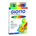 Lápis Cor 18cm Giotto Stilnovo Cx Cartao 36un