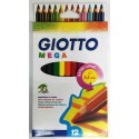 Lápis de Cor Giotto Mega Cx C/12und