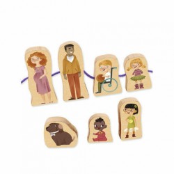 Enfiamentos das Familias do Mundo 24pçs